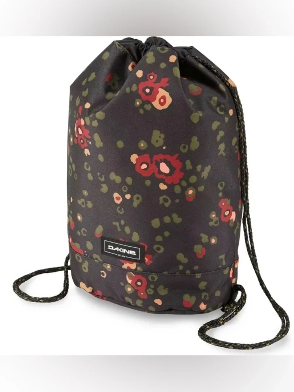Dakine Red Poppy Floral Cinch Pack 16L  17” x 14” x 7”